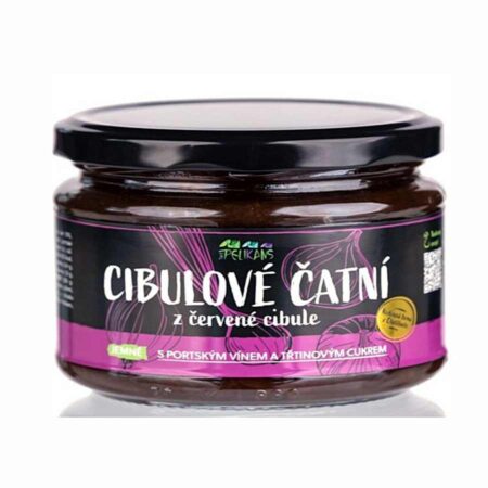 Cibulové čatní (chutney) z červené cibule – Jemné 250 g Cibulové čatní (chutney) z červené cibule – Jemné 250 g
