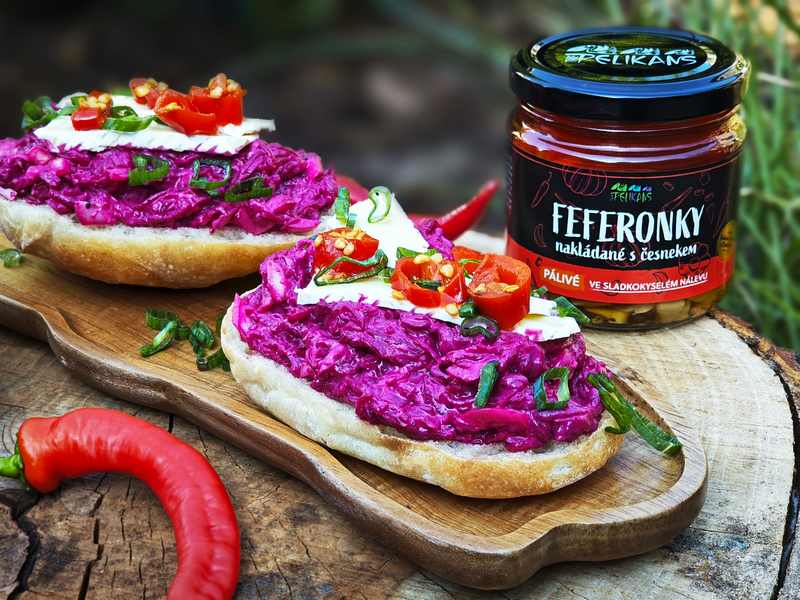 Nakládané feferony s česnekem 180 g - Obrázek 2