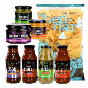 Grilovací sada omáček + Nachos 800g ZDARMA
