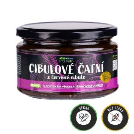 Cibulové čatní (chutney) z červené cibule – Jemné 250 g