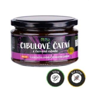 Cibulové čatní (chutney) z červené cibule - Pálivé 250 g
