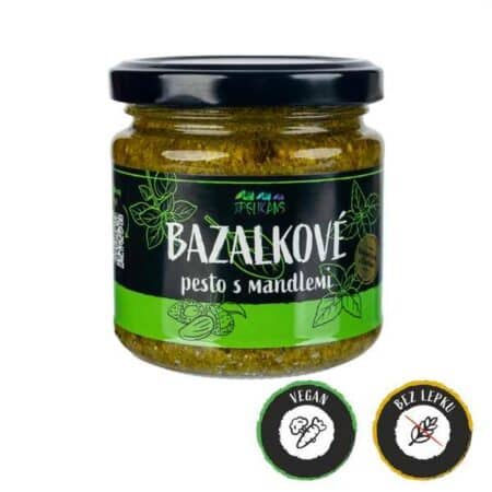 Bazalkové pesto s mandlemi 170 g