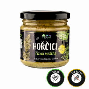 Řízná hořčice MATCHA 170 g