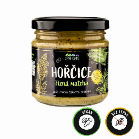 Řízná hořčice MATCHA 170 g